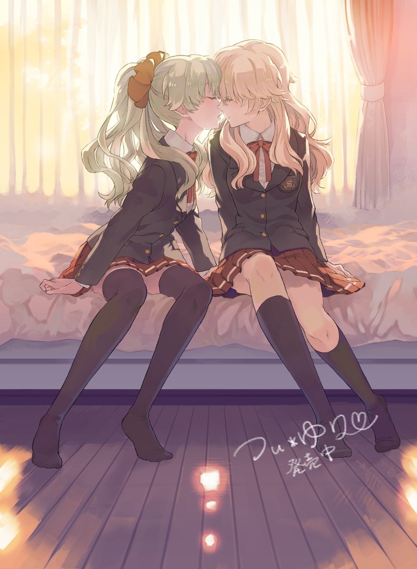 sakura futaba and sakura ichika (tsui yuri okaa san ni wa naisho da yo) drawn by cosmic_(crownclowncosmic)