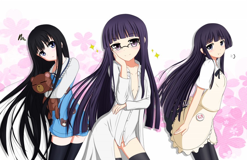 yamada aoi, shirakiin ririchiyo, shionji yuuko, and daisy (working!! and 2 more) drawn by tom-ani