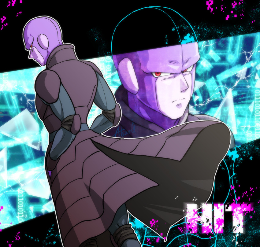 hit (dragon ball and 1 more) drawn by muraosa_(conjecture)
