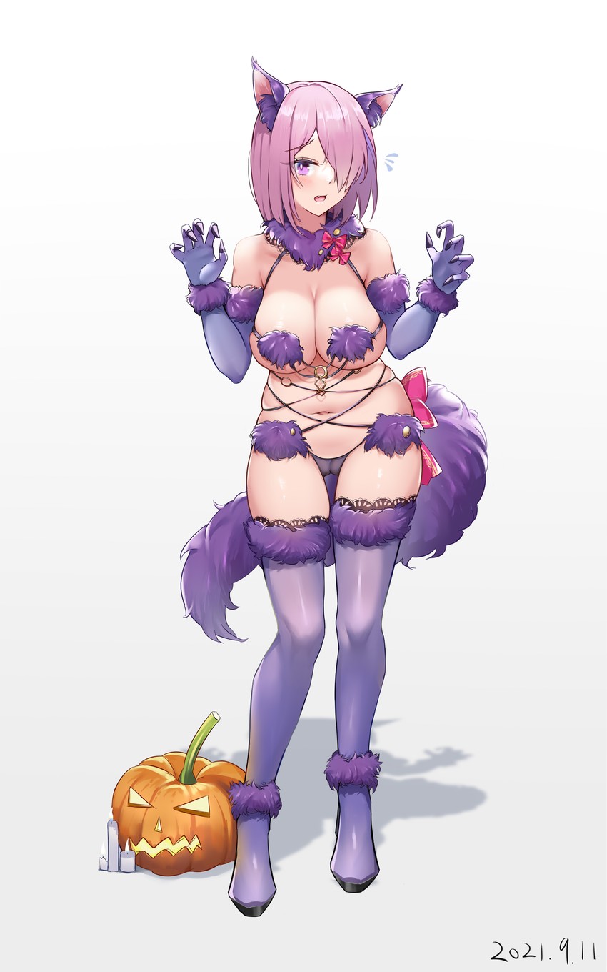 mash kyrielight (fate and 1 more) drawn by yinori