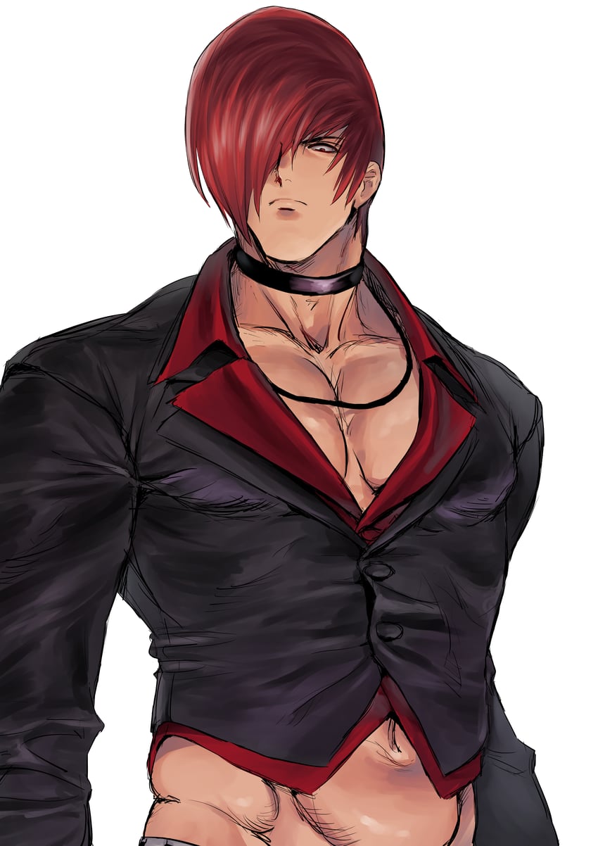 yagami iori (the king of fighters) drawn by beniazumaru