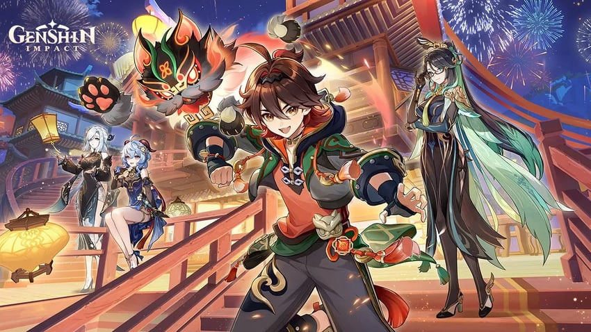 ganyu, xianyun, shenhe, gaming, and man chai (genshin impact)