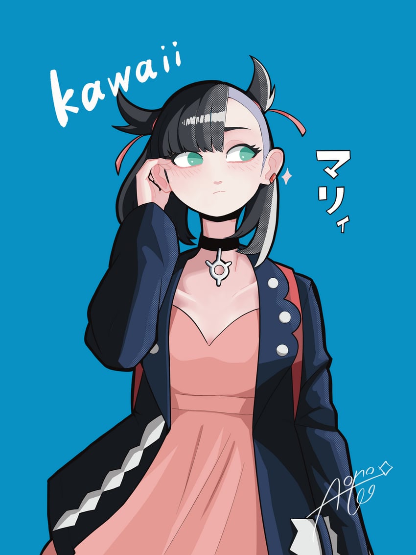 marnie (pokemon and 1 more) drawn by aono_leo1