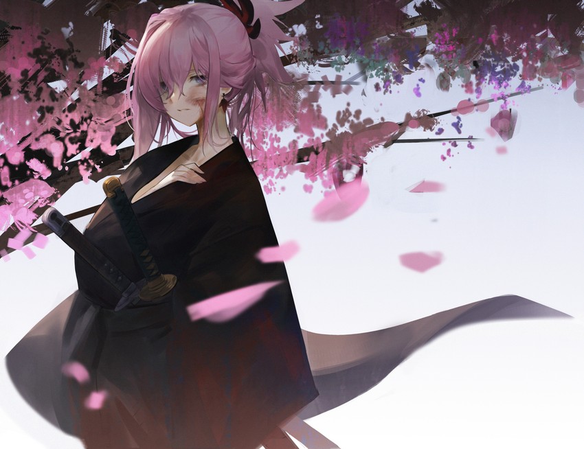 miyamoto musashi (fate and 1 more) drawn by dokshuri