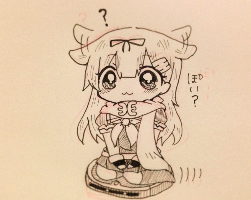yuudachi and yuudachi kai ni (kantai collection) drawn by jako_(jakoo21)