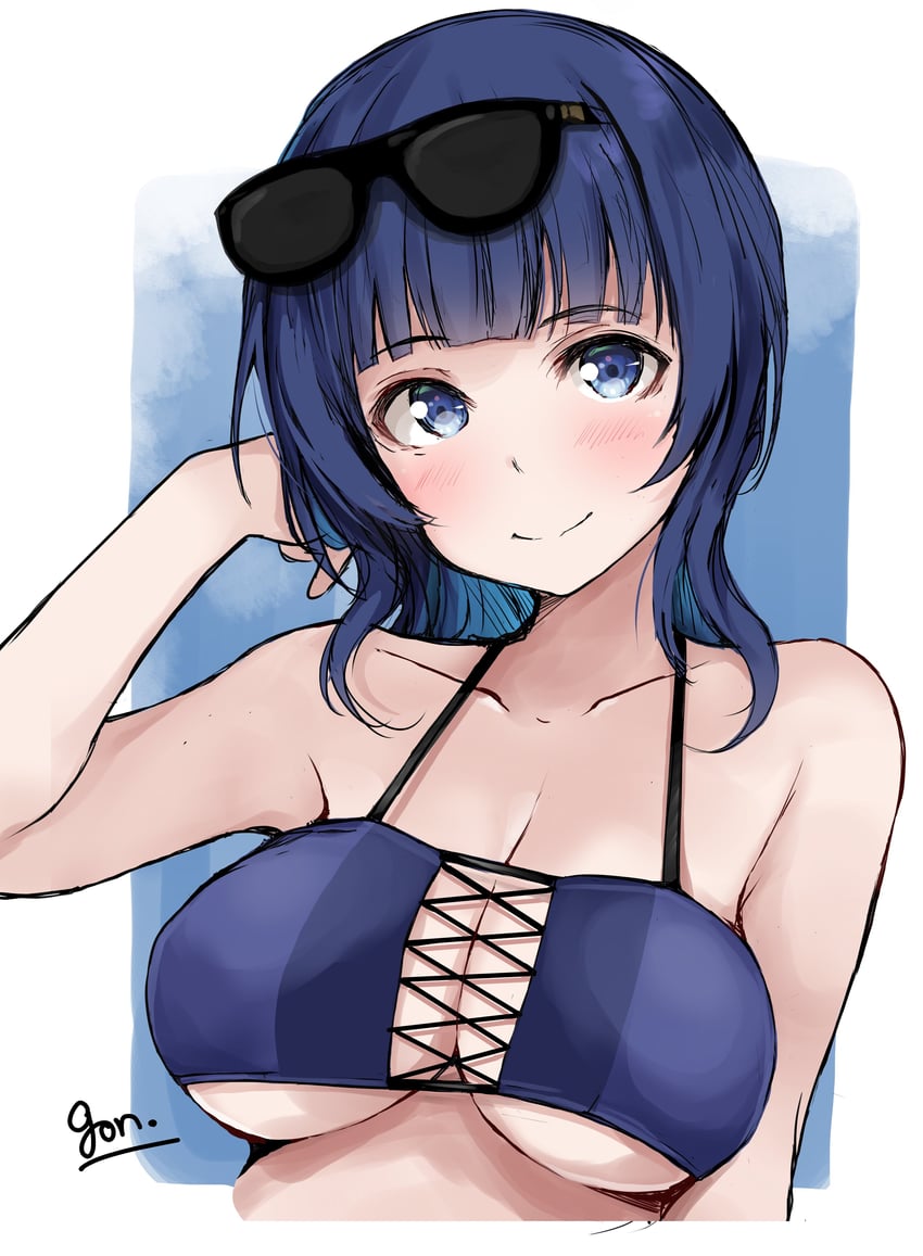 asaka karin (love live! and 1 more) drawn by gengoroh