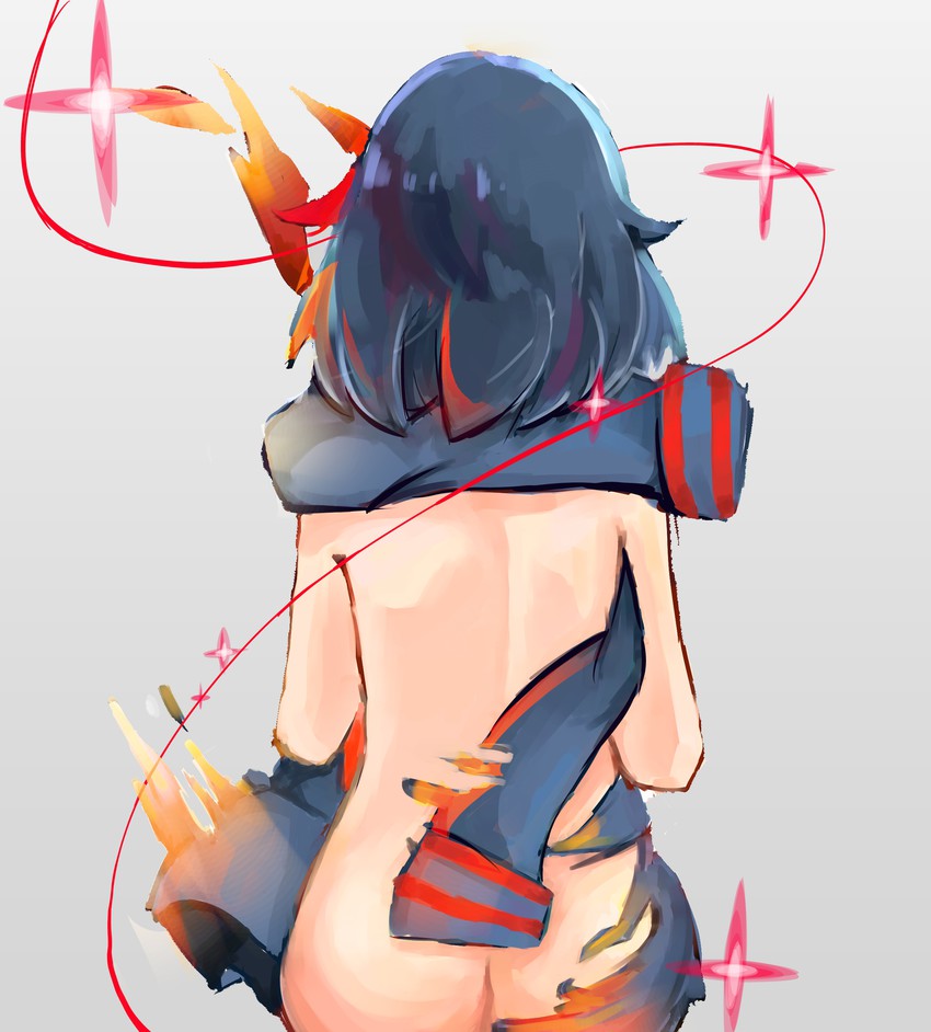 matoi ryuuko and senketsu (kill la kill) drawn by tabane_(yuzu)