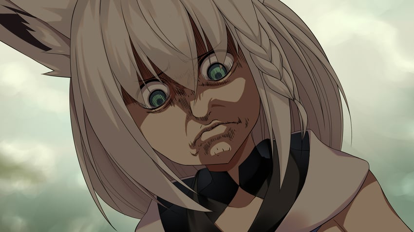 shirakami fubuki (hololive and 1 more) drawn by hoppege