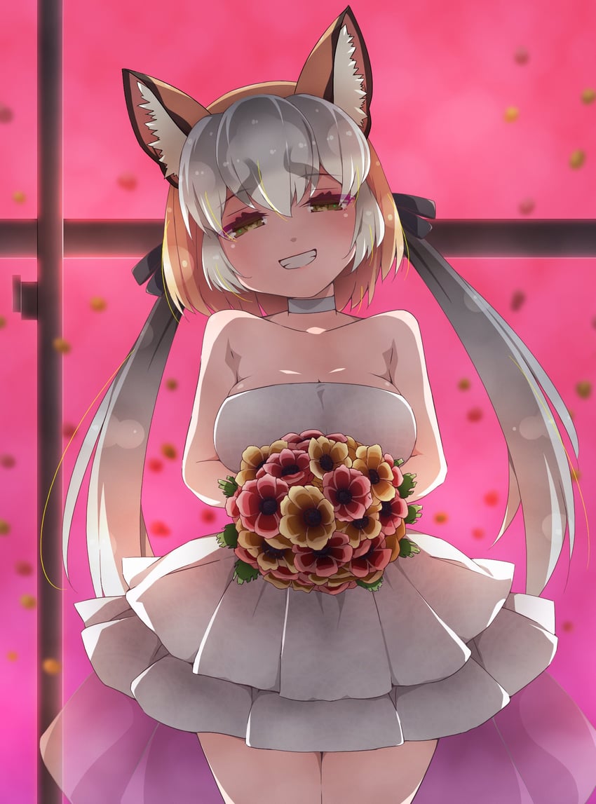 island fox (kemono friends and 1 more) drawn by drias
