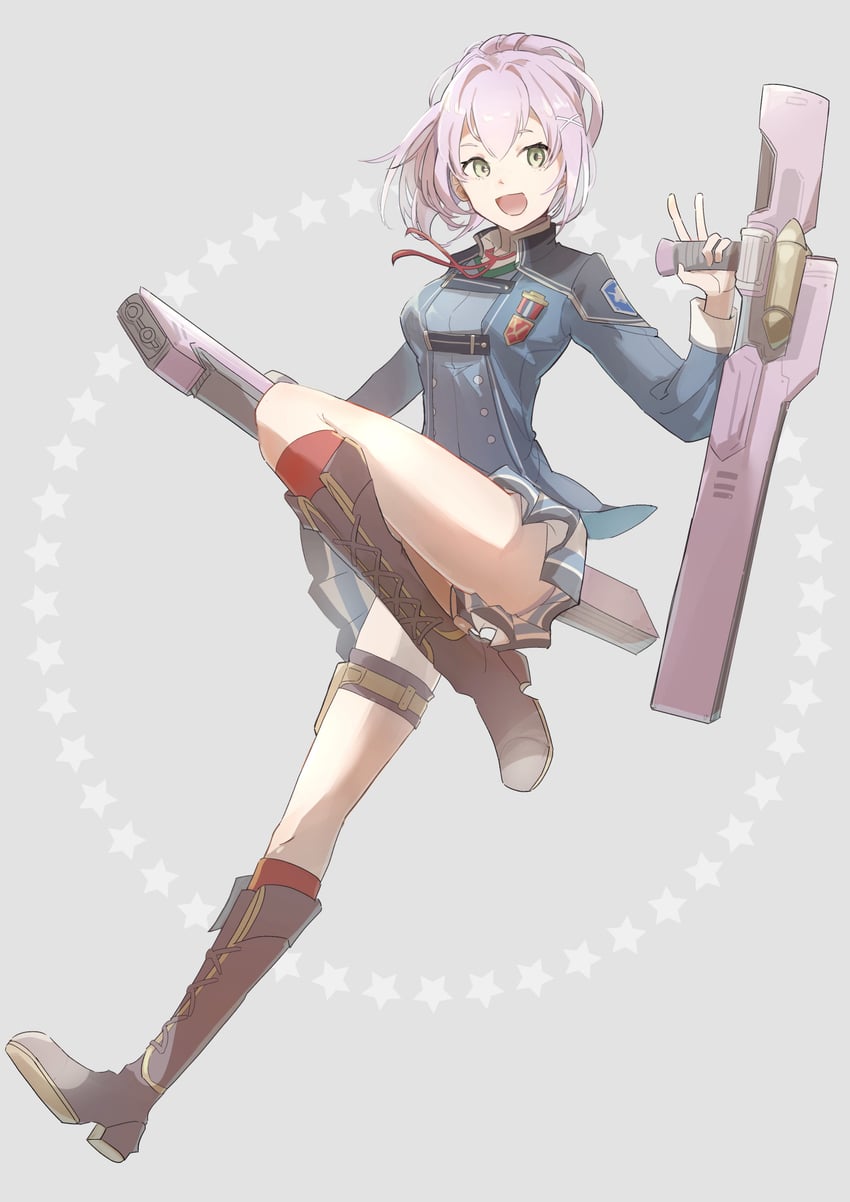juna crawford (eiyuu densetsu and 2 more) drawn by azitsukeniku