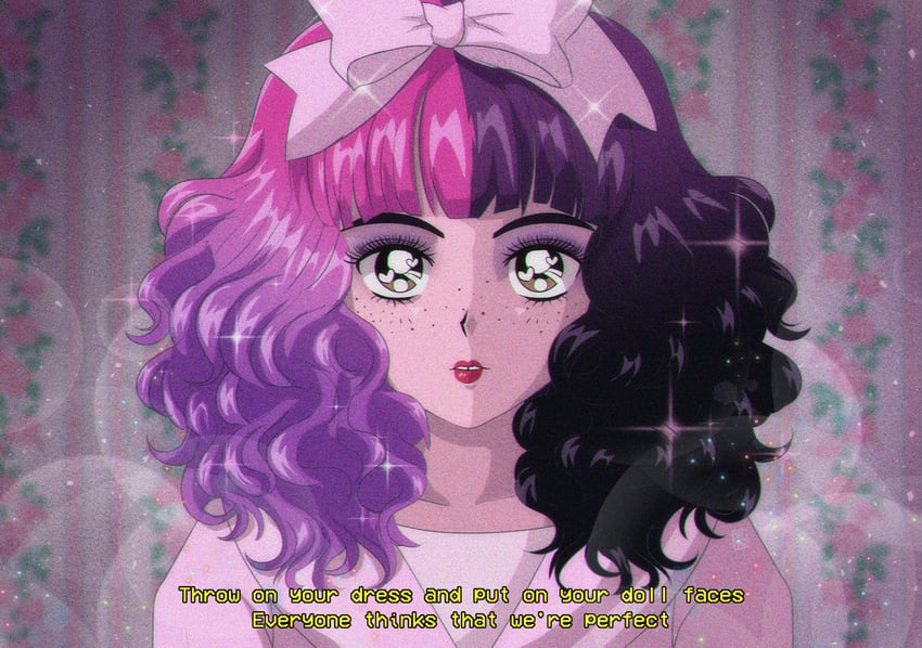 melanie martinez (real life and 1 more) drawn by brenni_murasaki