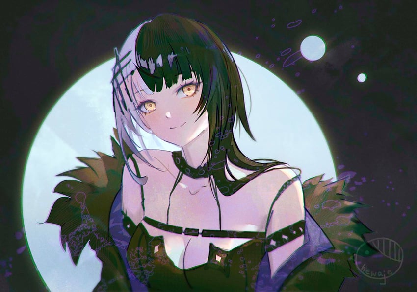 shiori novella (hololive and 1 more) drawn by hewaje