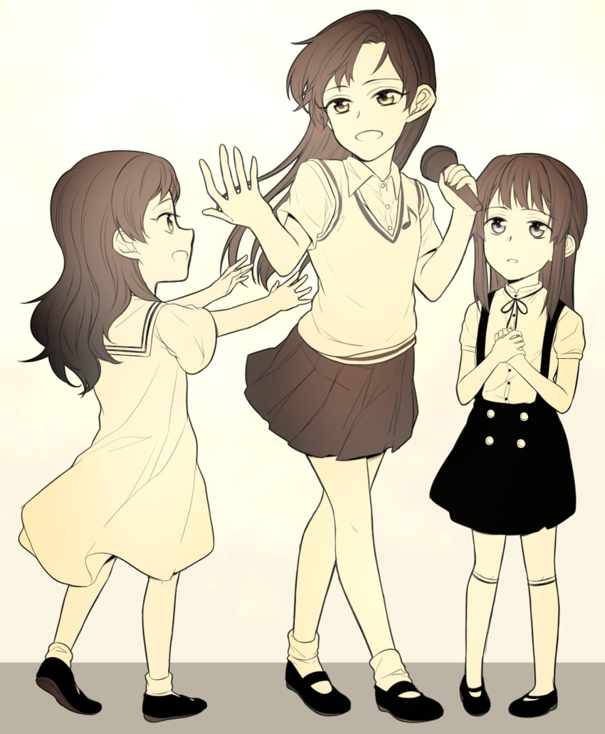 kisaragi chihaya, kitazawa shiho, and mogami shizuka (idolmaster and 1 more) drawn by pclbang