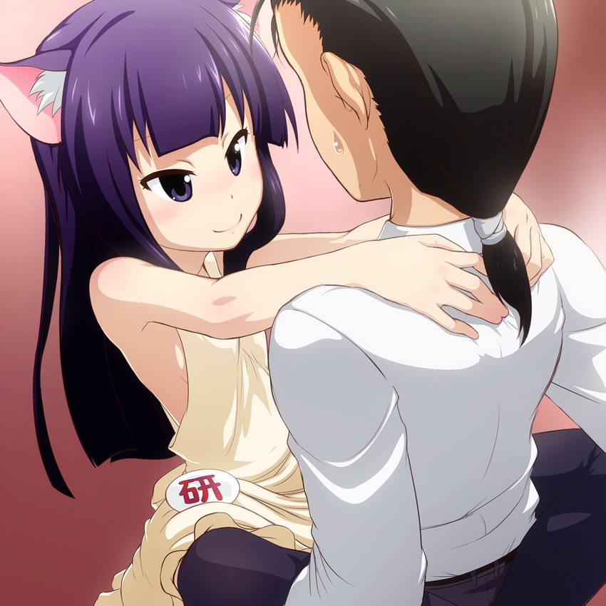 yamada aoi and otoo hyougo (working!!) drawn by takeda_yukimura