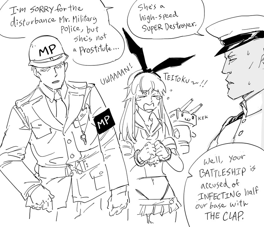 admiral, shimakaze, and rensouhou-chan (kantai collection) drawn by bb_(baalbuddy)