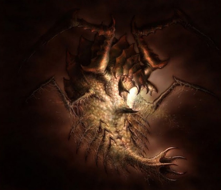 parasite queen (metroid and 1 more) drawn by greg_luzniak