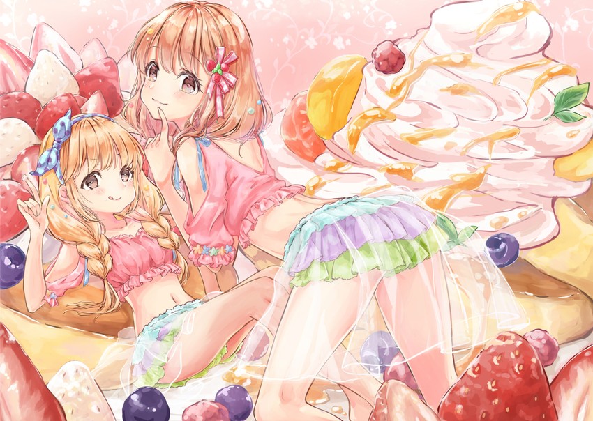 futaba anzu and moroboshi kirari (idolmaster and 1 more) drawn by aoba_yukichi