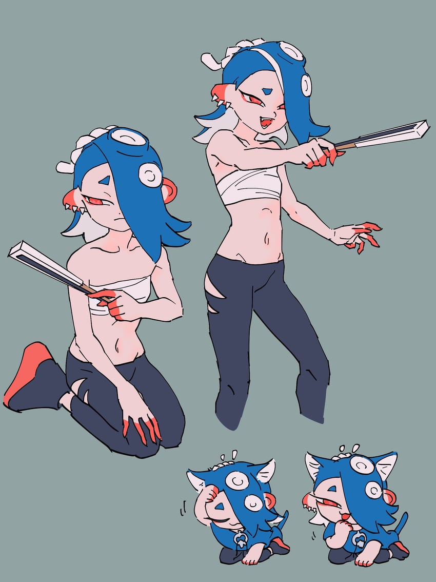 shiver (splatoon and 1 more) drawn by jounetsu_(jonetunoaoitako)