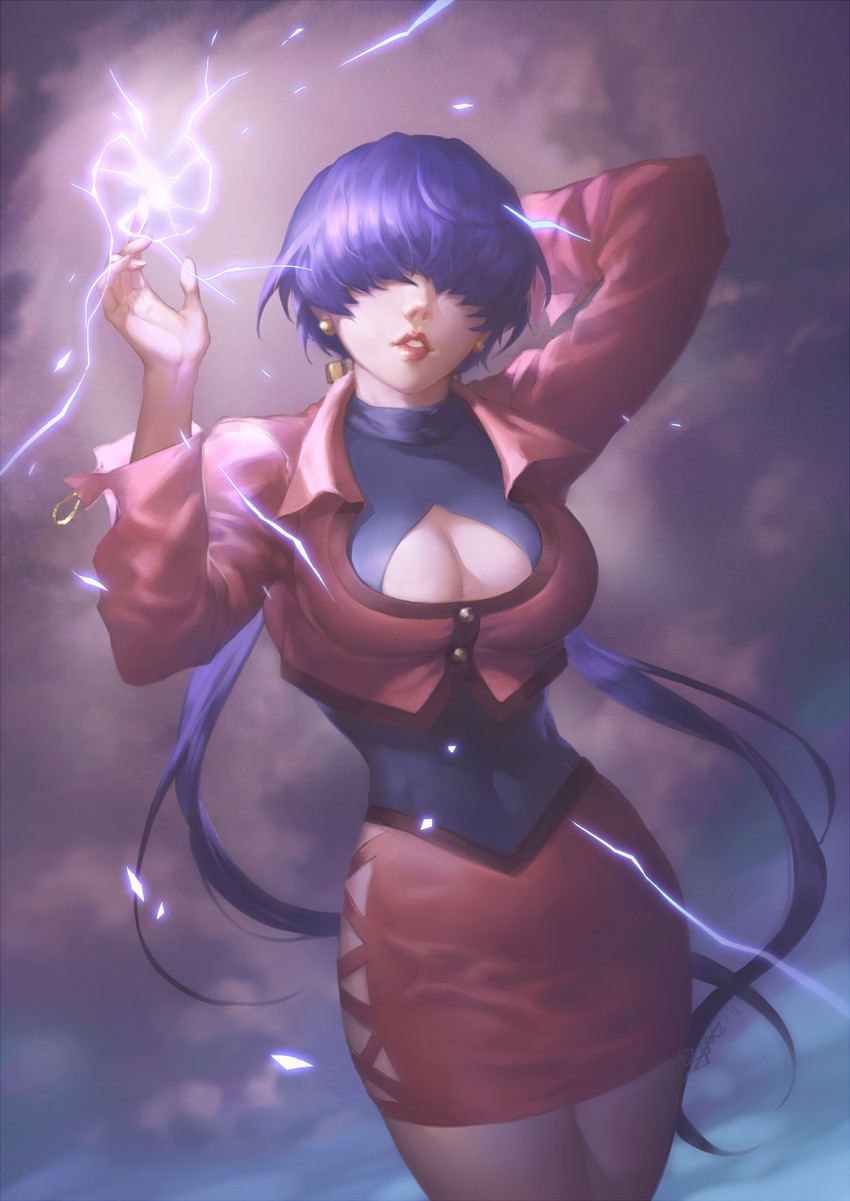 shermie and orochi shermie (the king of fighters) drawn by spade-m