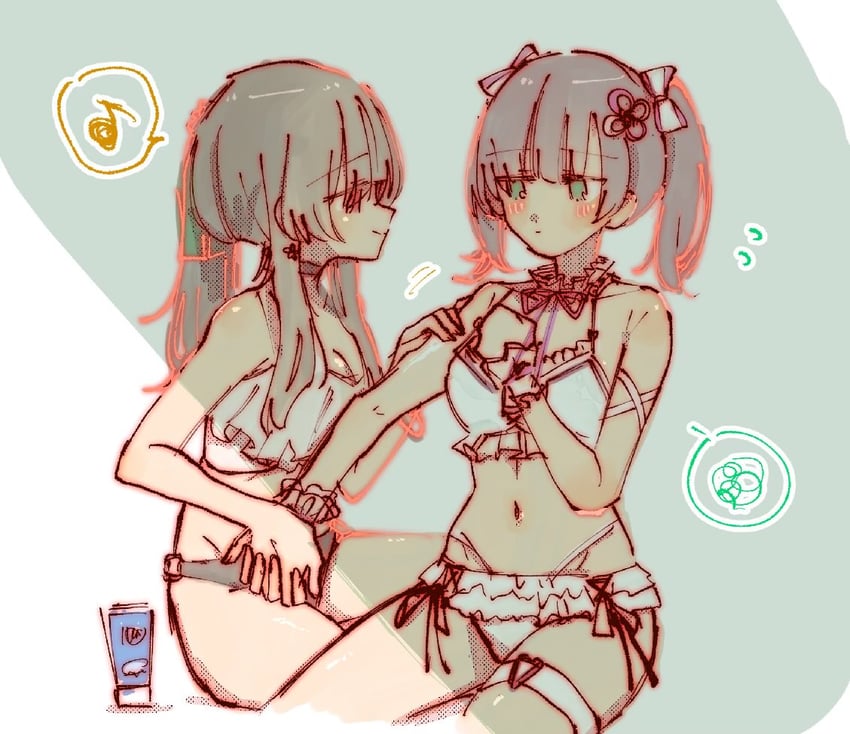 kuo shenlin and wang yujia (assault lily) drawn by rui_rui_rui0122