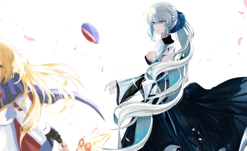 morgan le fay and aesc (fate and 1 more) drawn by antinese