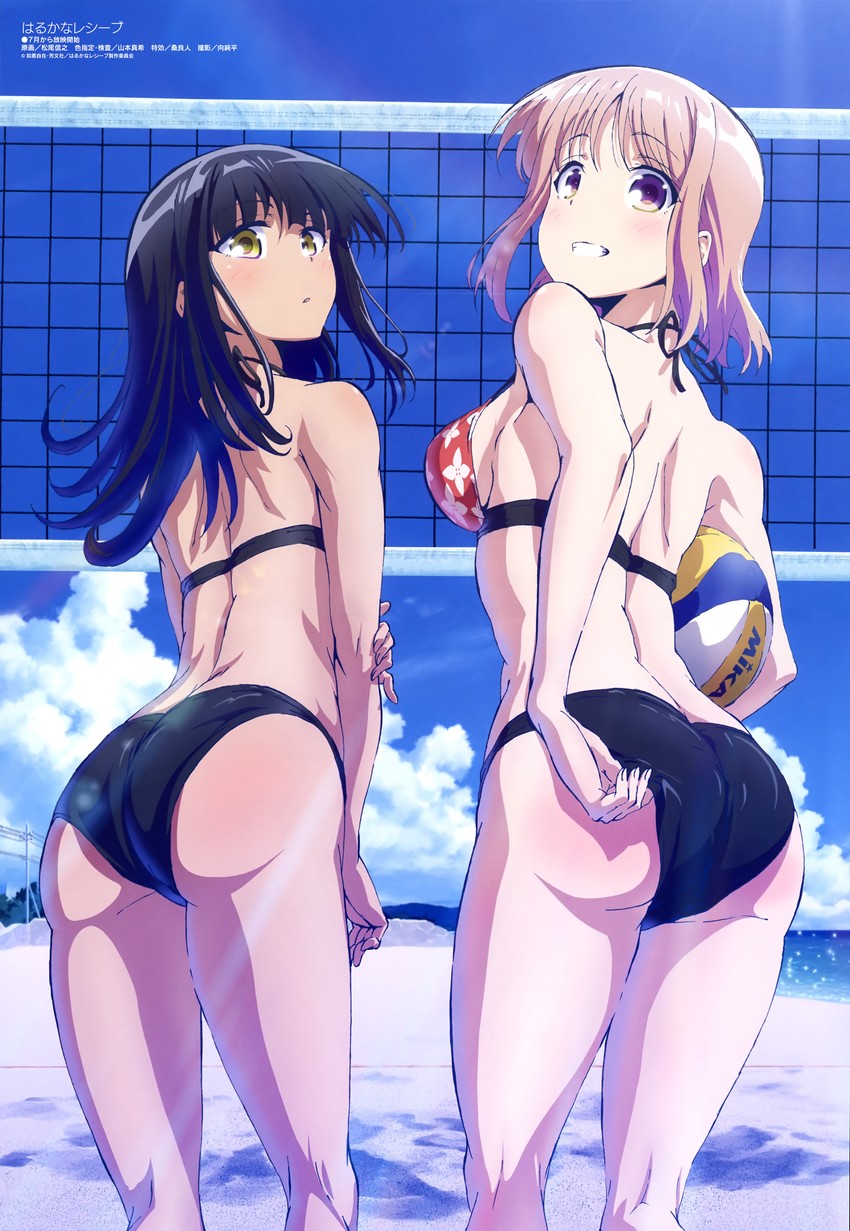 tooi narumi and tachibana ayasa (megami magazine and 1 more) drawn by matsuo_nobuyuki