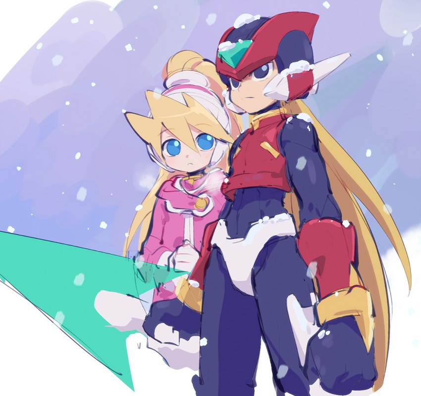 zero, zero(z), and ciel (mega man and 2 more) drawn by kon_(kin219)