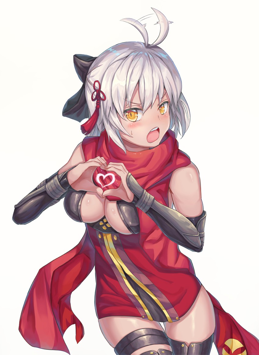 okita souji and okita souji alter (fate and 1 more) drawn by jiang_shennong