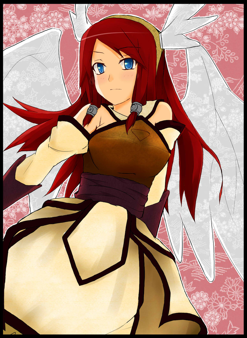 tsubaki yayoi (blazblue and 1 more) drawn by ryou_(supercolorfull)