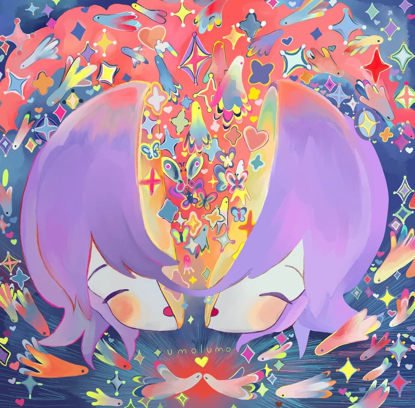 oma kokichi (danganronpa and 2 more) drawn by um0lumo