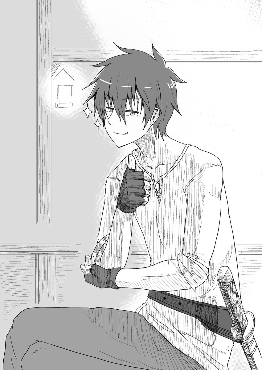 satou kazuma (kono subarashii sekai ni shukufuku wo!) drawn by kyouwa