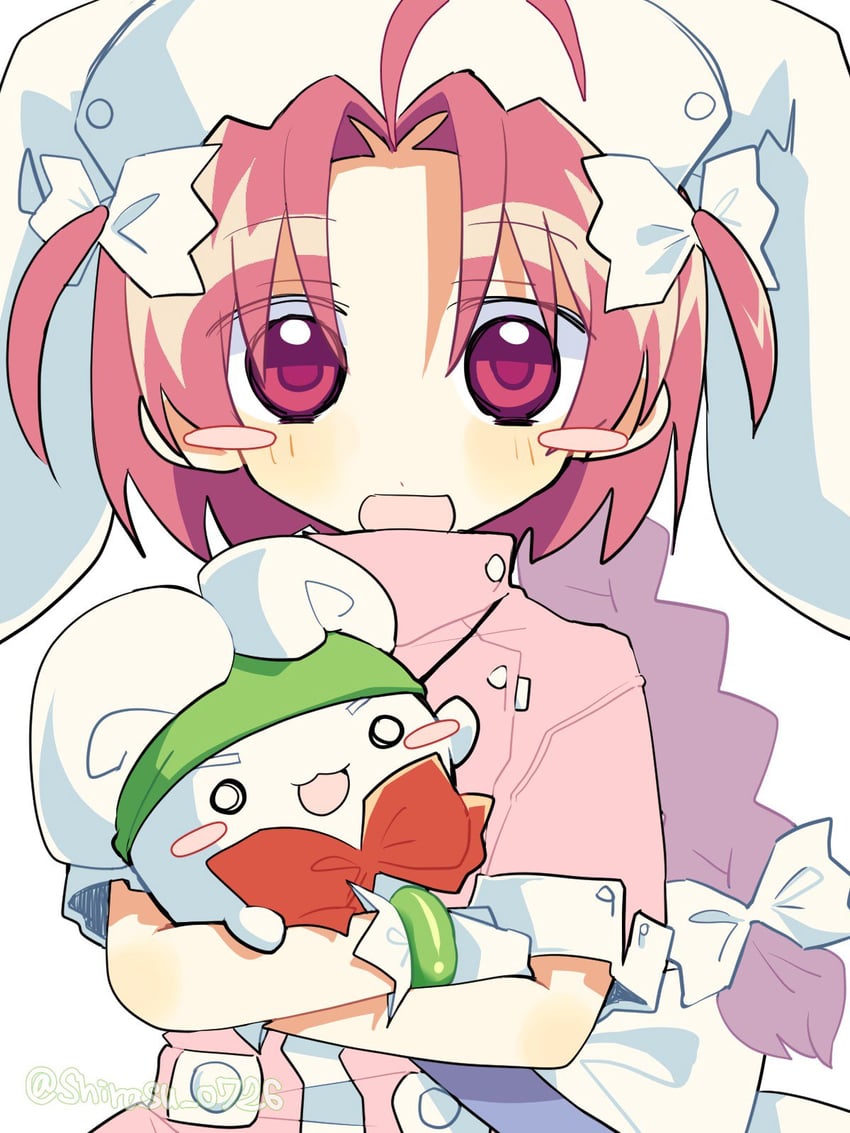 nakahara komugi and mugimaru (nurse witch komugi-chan) drawn by nm_shirasu