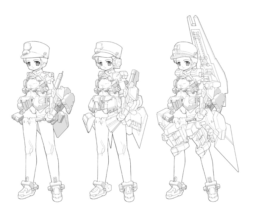 gundam mk ii and gundam tr-1 hazel (gundam and 1 more) drawn by jirai_ni_chui_shite_susumeyo