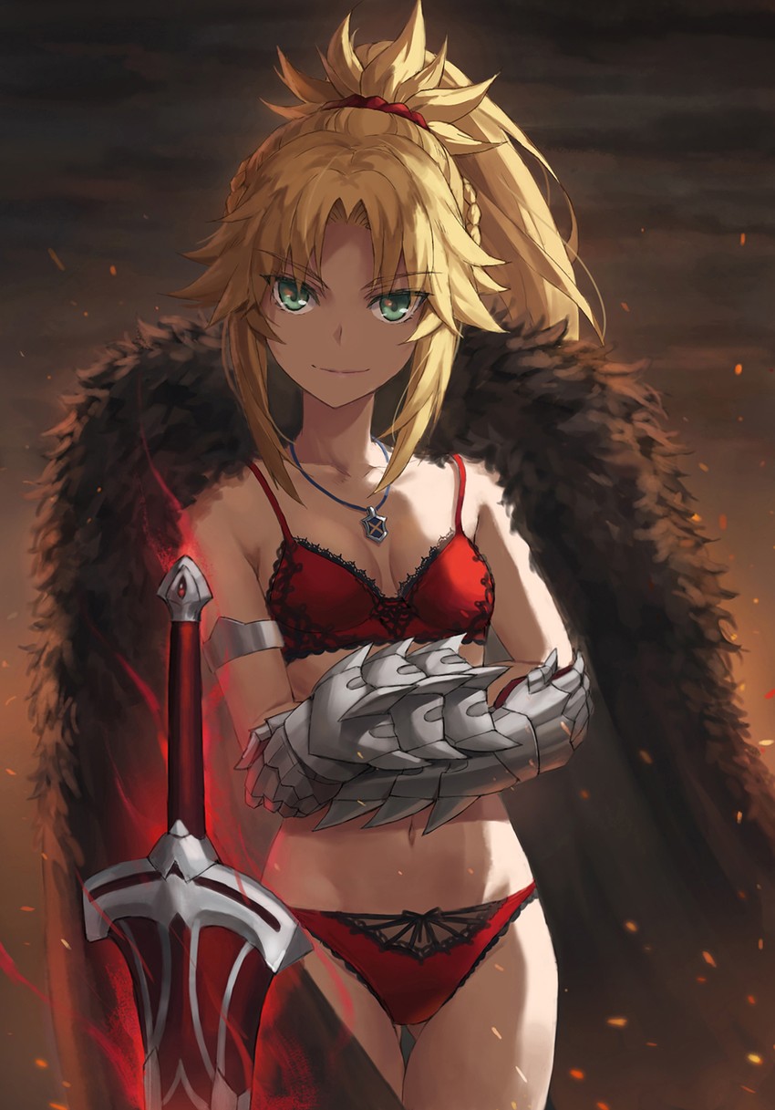 mordred (fate and 1 more) drawn by tonee