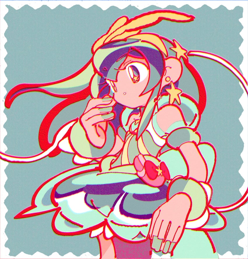 hagoromo lala and cure milky (precure and 1 more) drawn by sono_(samusu_gi)
