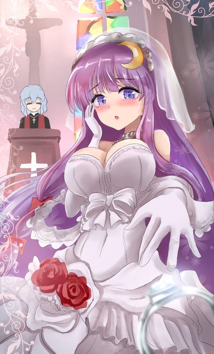 remilia scarlet and patchouli knowledge (touhou) drawn by namiki_(remiter00)
