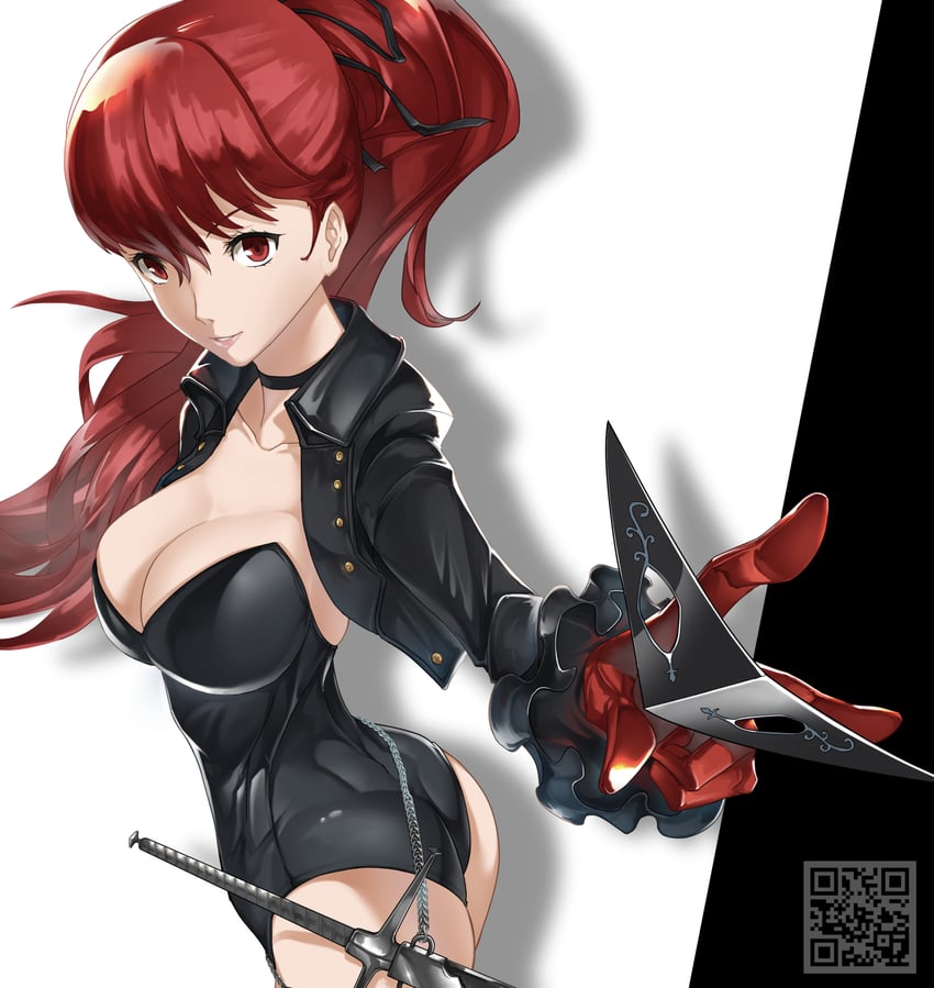 yoshizawa kasumi and violet (persona and 2 more) drawn by indy_k
