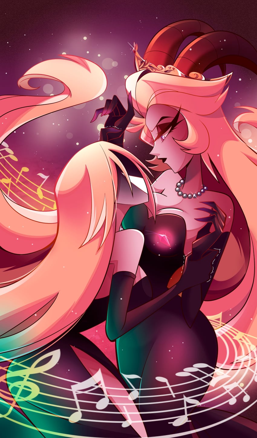 lilith and eve (hazbin hotel) drawn by chandllucky