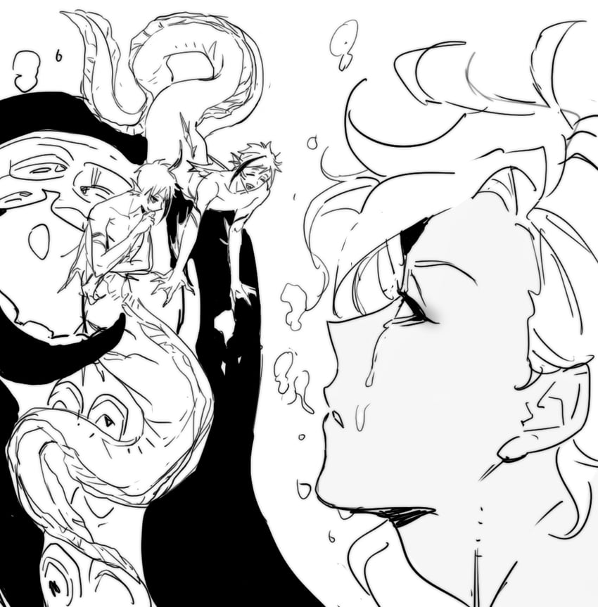 floyd leech, jade leech, and azul ashengrotto (twisted wonderland) drawn by gomchichimoe