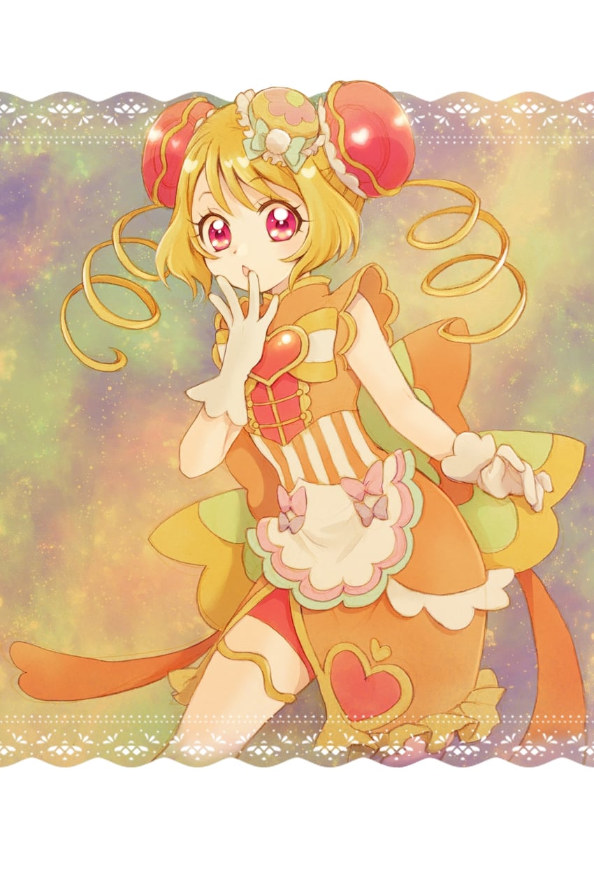 hanamichi ran and cure yum-yum (precure and 1 more) drawn by aizen_(syoshiyuki)