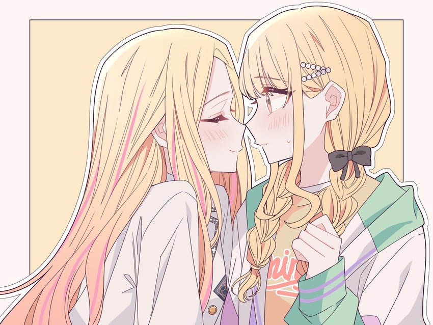fujita kotone and juo sena (idolmaster and 1 more) drawn by kousaka_0v0