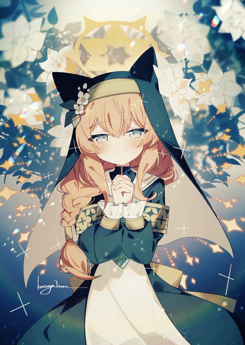 mari (blue archive) drawn by kasuga_haruhi