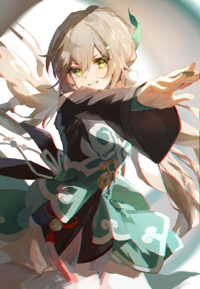 qingque (honkai and 1 more) drawn by a_ji