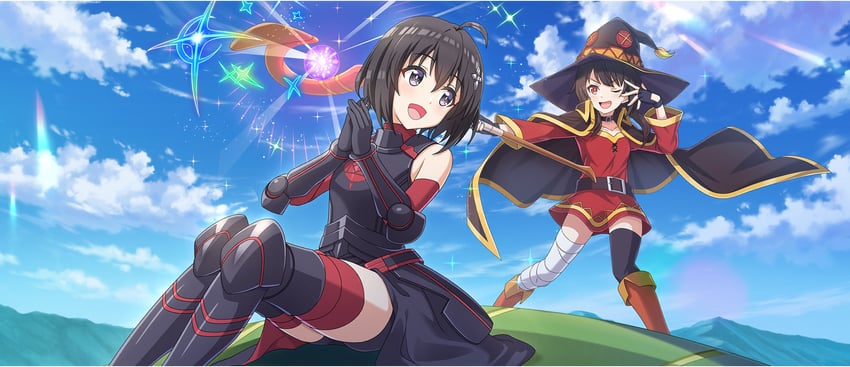 megumin, maple, and syrup (kono subarashii sekai ni shukufuku wo! and 2 more)