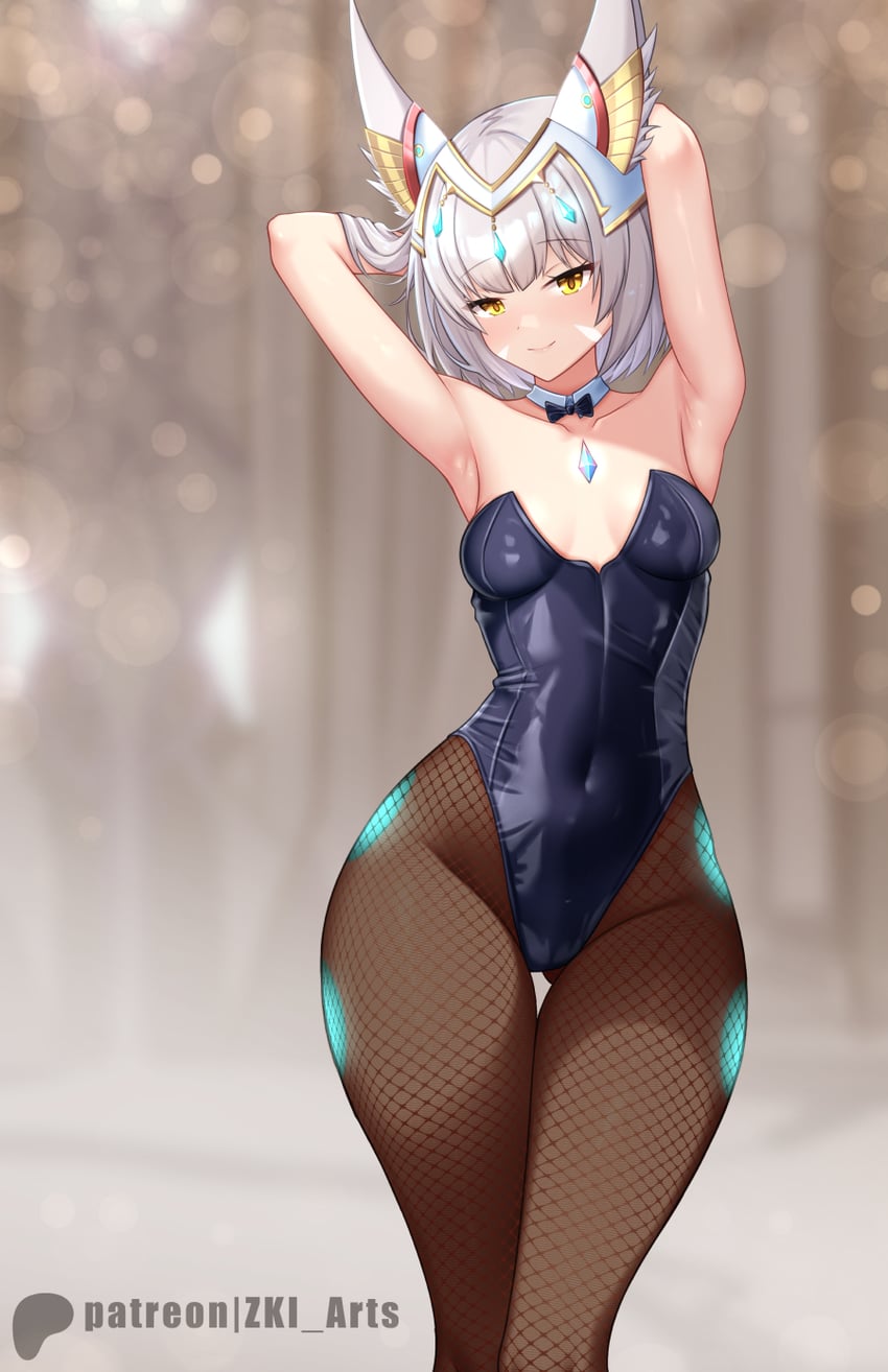 nia (xenoblade chronicles and 1 more) drawn by z-ki