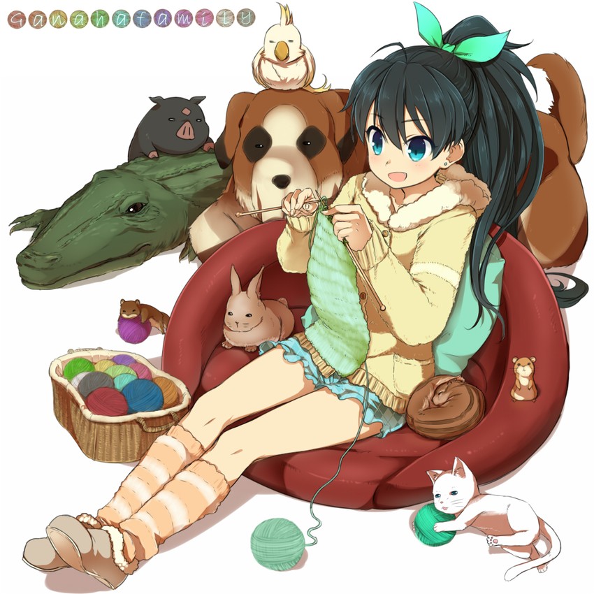 ganaha hibiki, hamuzou, and inumi (idolmaster) drawn by minatsuki_randoseru