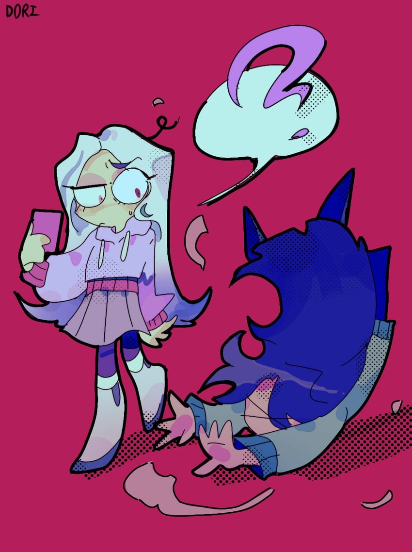 andrea davenport and libby stein-torres (the ghost and molly mcgee) drawn by dori10961789