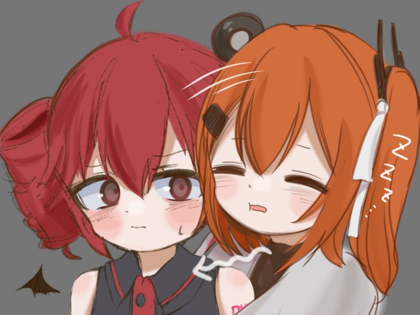 kasane teto and adachi rei (utau and 1 more) drawn by tina_muchimu