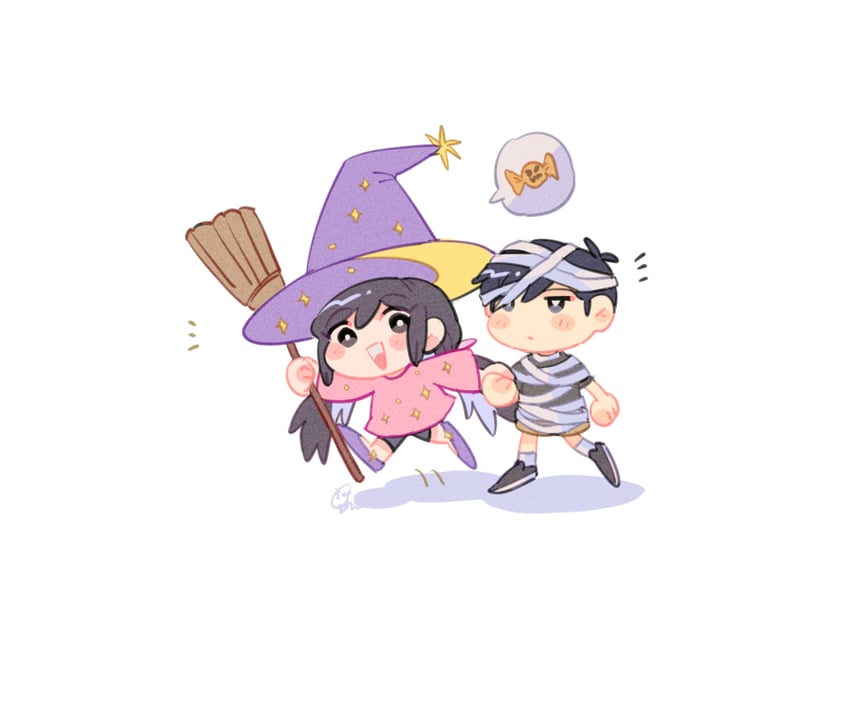 sunny and aubrey (omori) drawn by misa_fullmetal