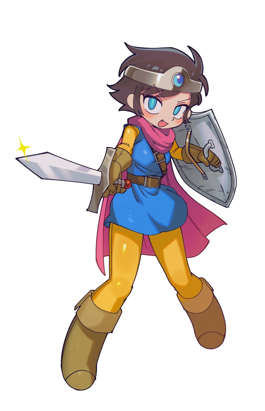 dick grayson, heroine, and robin (dragon quest and 3 more) drawn by batrobin_k